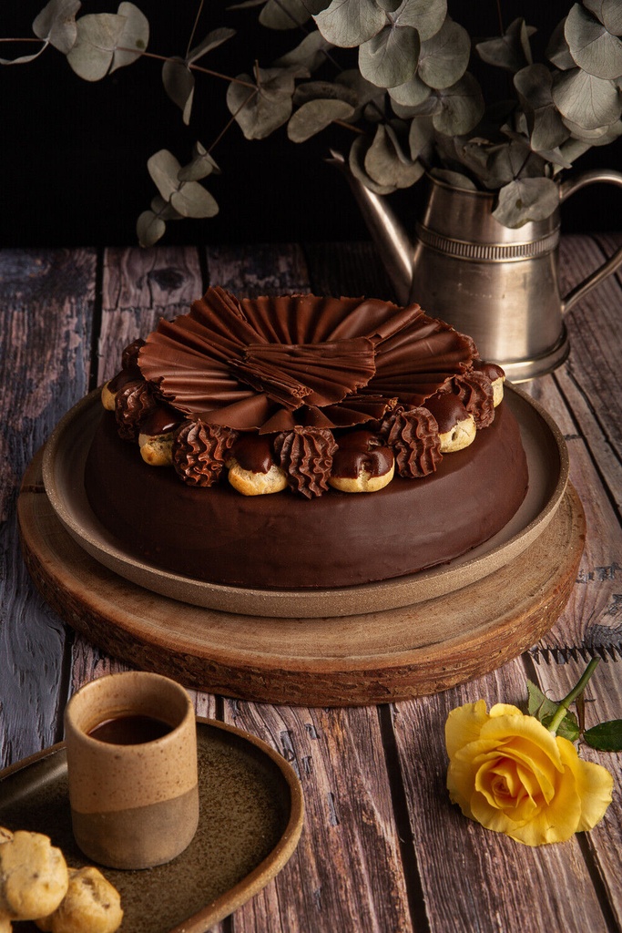 Torta St Honoré de Chocolate